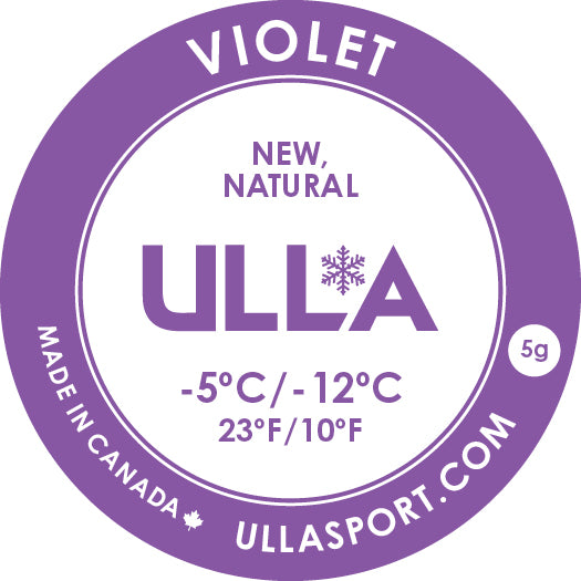 ULLA Fart de glisse solide Violet