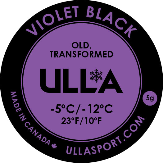 ULLA Fart de glisse solide Violet Noir