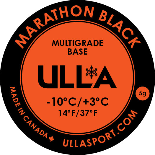 ULLA Solid Glide Wax Arancione Nero Marathon 