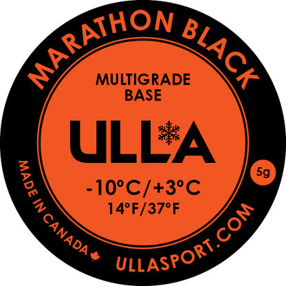 ULLA Solid Glide Wax Arancione Nero Marathon 