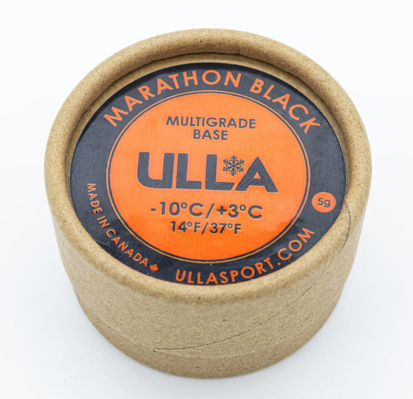 ULLA Solid Glide Wax Arancione Nero Marathon 